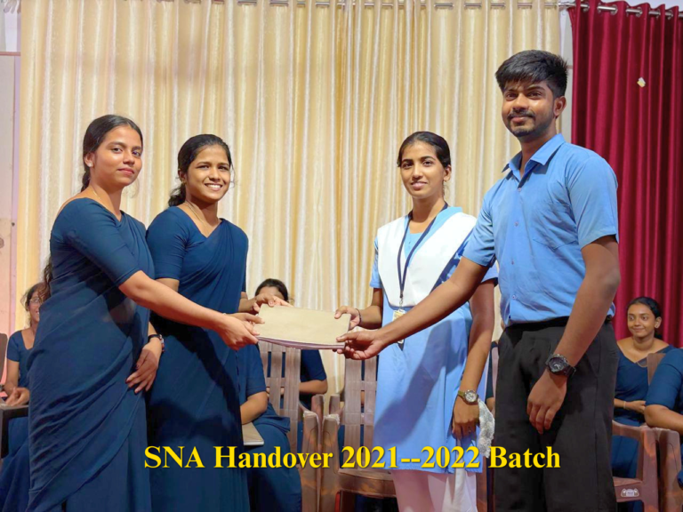 SNA Handover 2021-2022 Batch